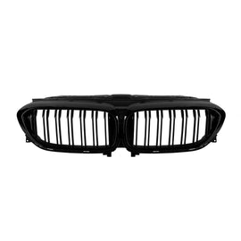 M5 tipo doppio lamella griglie a doppio rene in nero lucido per BMW Serie 5 G30 berlina, G31 Touring 2017-2020