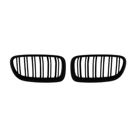 M5 tipo doppio lamella griglie a doppio rene in Nero opaco per BMW Serie 5 F10 berlina, F11 Touring 2010-2017