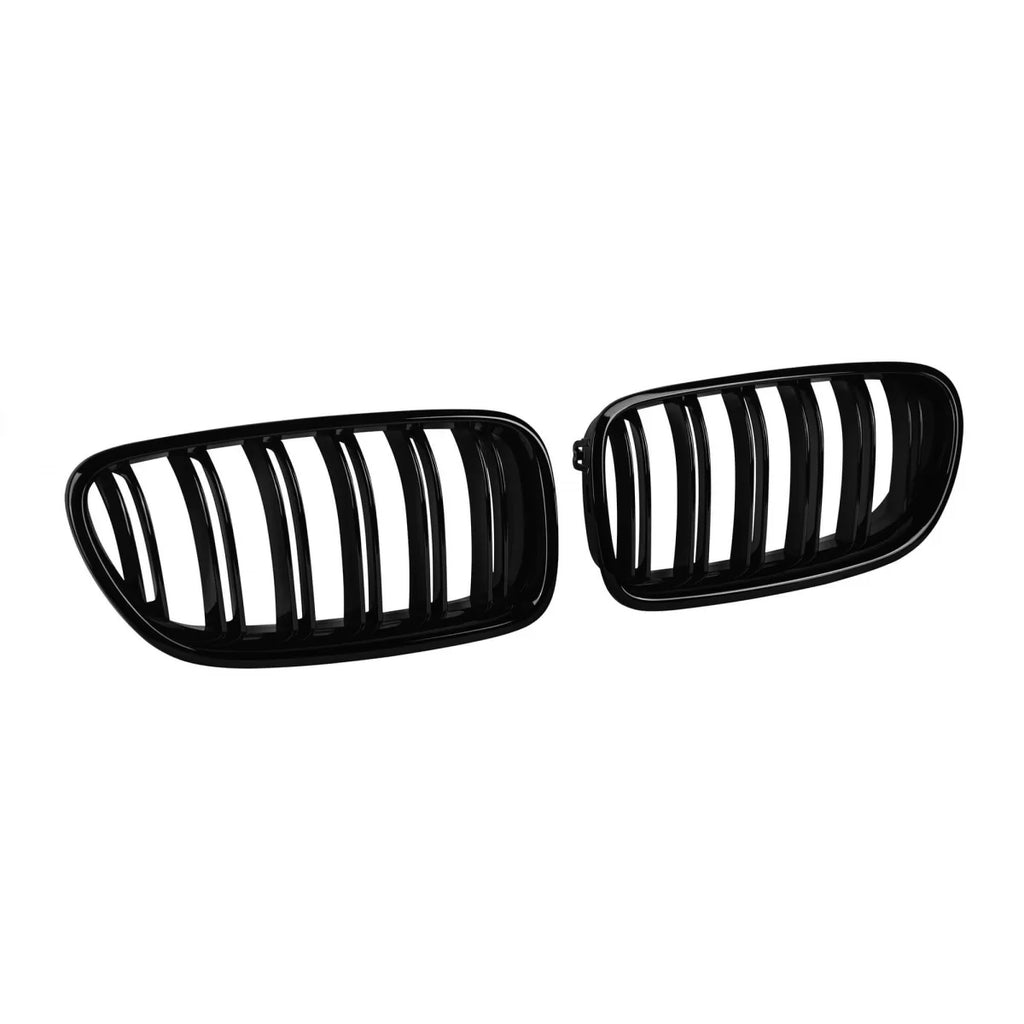 M5 tipo doppia lamella Griglie a doppio rene in nero lucido per BMW Serie 5 F10 berlina, F11 Touring 2010-2017