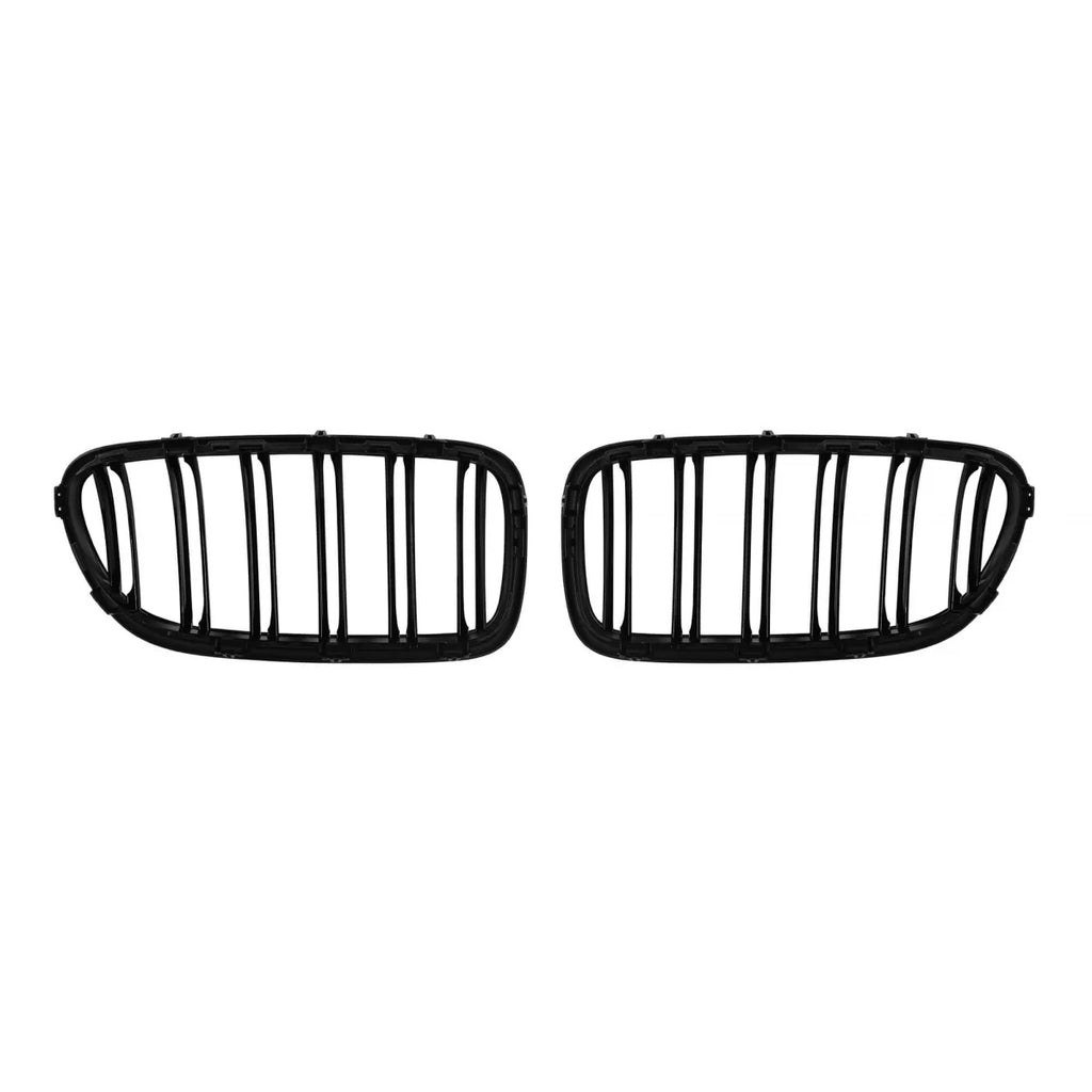 M5 tipo doppia lamella Griglie a doppio rene in nero lucido per BMW Serie 5 F10 berlina, F11 Touring 2010-2017