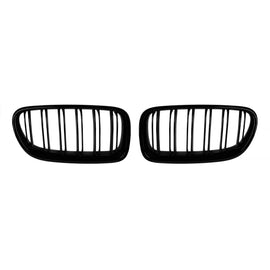 M5 tipo doppia lamella Griglie a doppio rene in nero lucido per BMW Serie 5 F10 berlina, F11 Touring 2010-2017