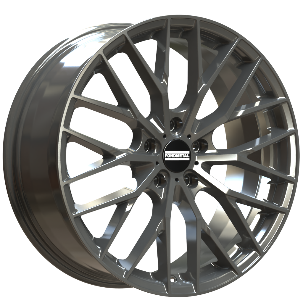 Cerchio in Lega Fondmetal -LIMITED- INSPIRED MAKHAI (FMI05) 21x9 ET45 5x112 GLOSSY TITANIUM
