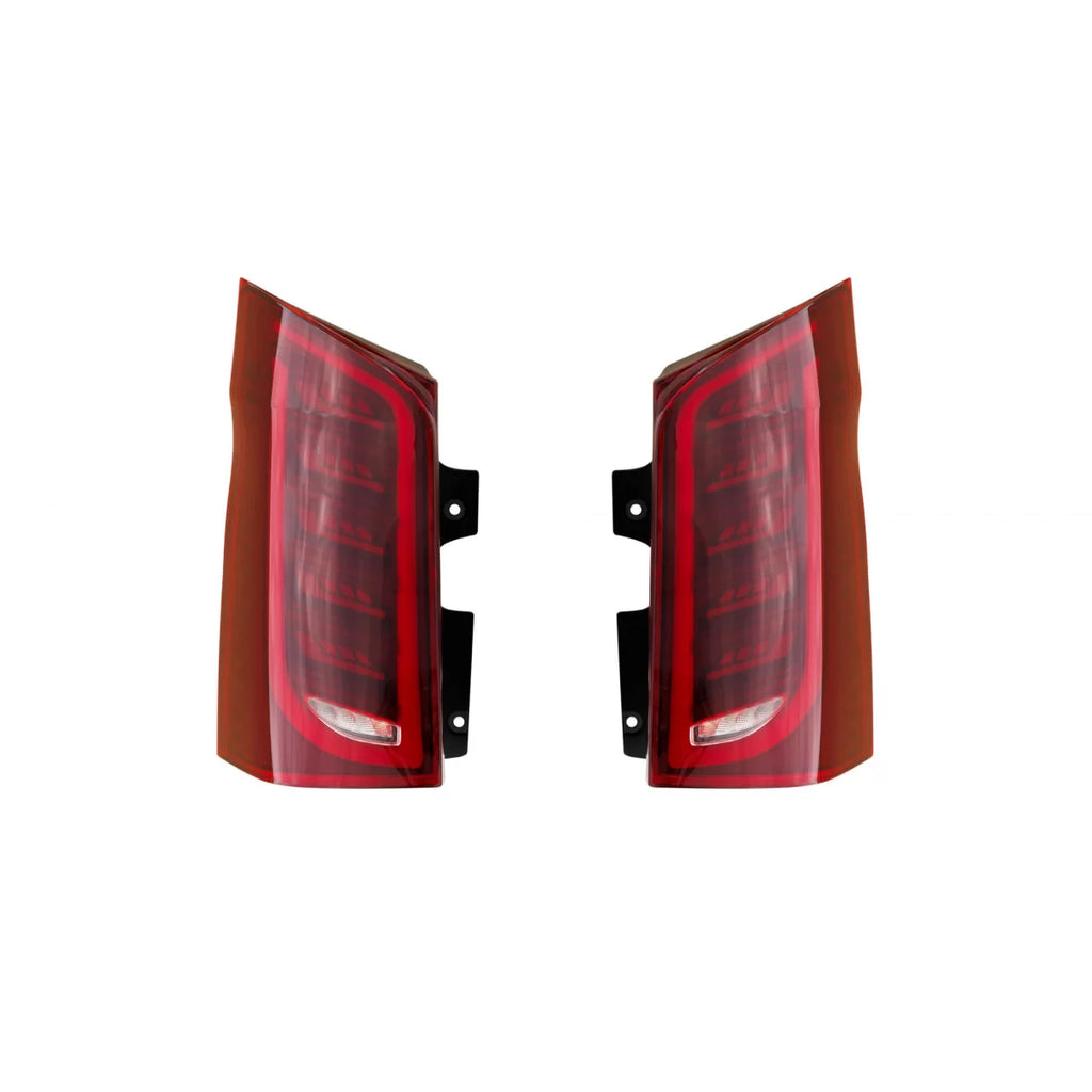 Maybach stile LED Fanale posteriore tuning kit per Mercedes Classe V W447 2014-2024 con rosso base, sinistro e destro
