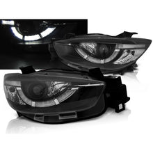 Carica l'immagine nel visualizzatore di Gallery, MAZDA CX5 11-15 nero TRUE DRL