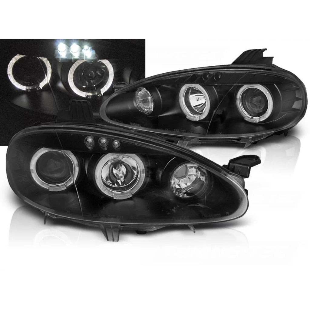 MAZDA MX5 01-05 Angel Eyes nero