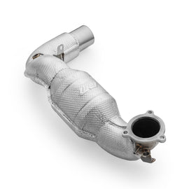 Downpipe Sportivo Mercedes-AMG A35 GPF W177 4MATIC Scudo Termico Catalizzatori HJS