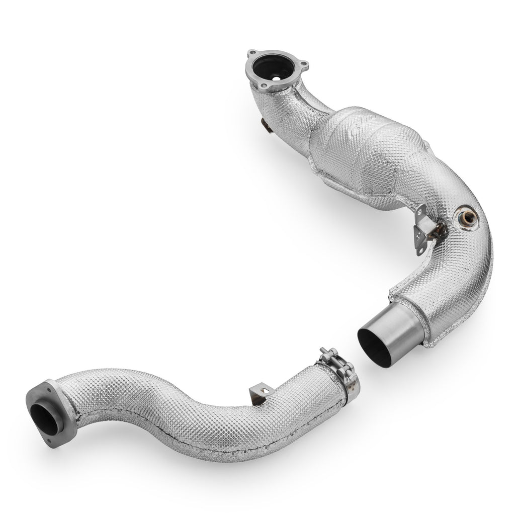 Downpipe Mercedes-AMG A35 GPF W177 4MATIC con Scudo Termico e Silenziatore