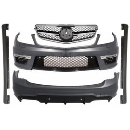 Per MERCEDES Classe C W204 restyling Body kit station wagon S204 Station wagon station wagon con Griglia anteriore Sport