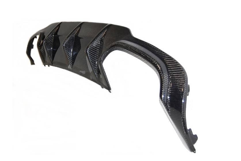 Mercedes W204 4 Porte / Coupe 2011-2014 C63 Diffusore Posteriore In Carbonio Mercedes W204