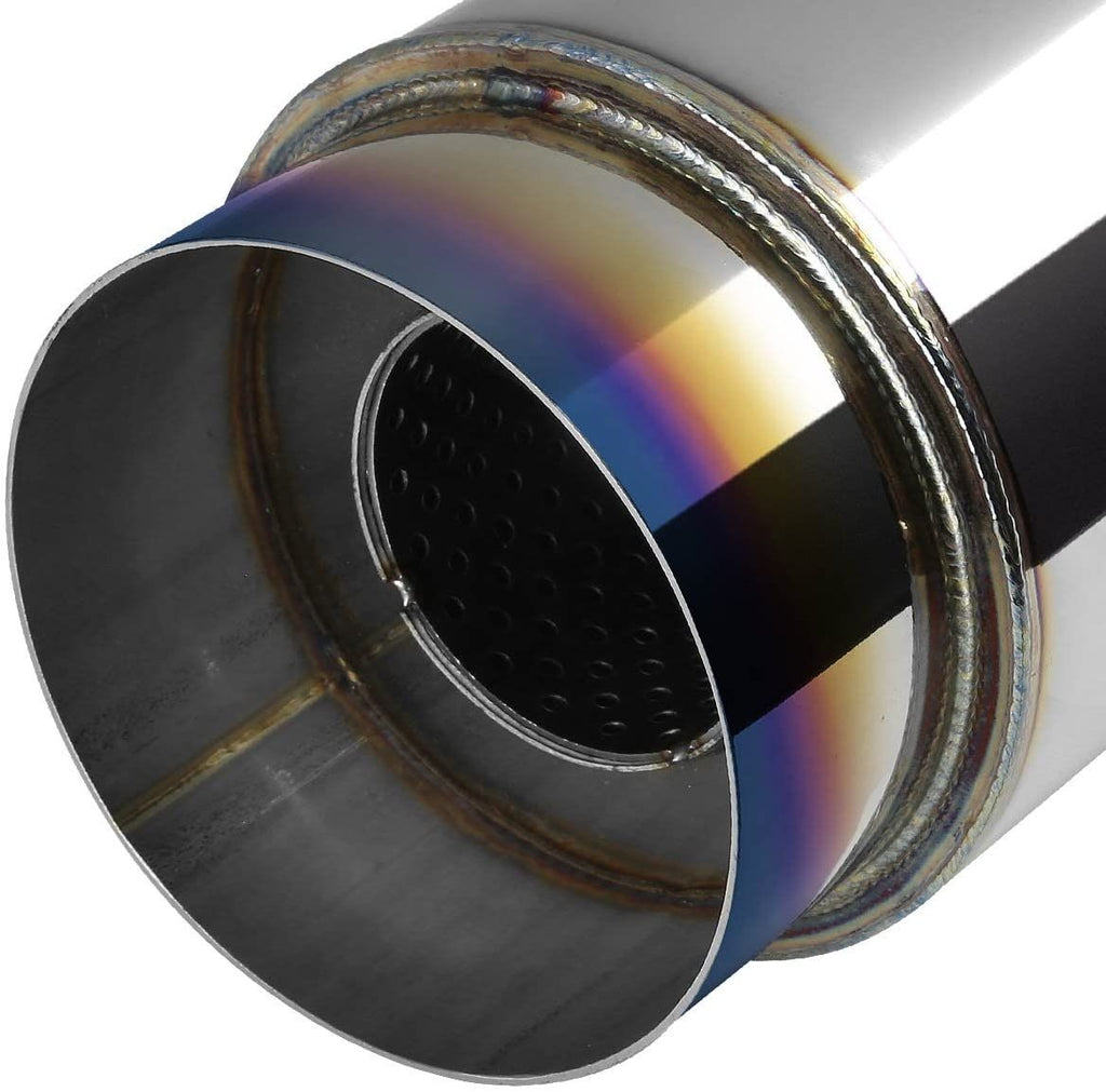 Terminale di Scarico Universale Bruciato SK-Import 114mm Inox - foto 2