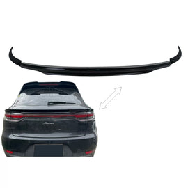 Centrale Spoiler baule alettone per Porsche Macan restyling SUV 95B (2019-2021) nero