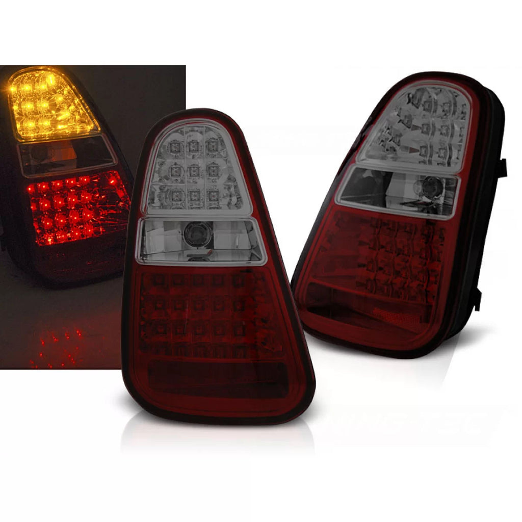 MINI COOPER R50 /R52 /R53 04-06 rosso fumé LED