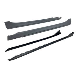 Minigonne BMW Serie 1 F40 Look M Performance Diffusore Nero Opaco BMW Serie 1 F40
