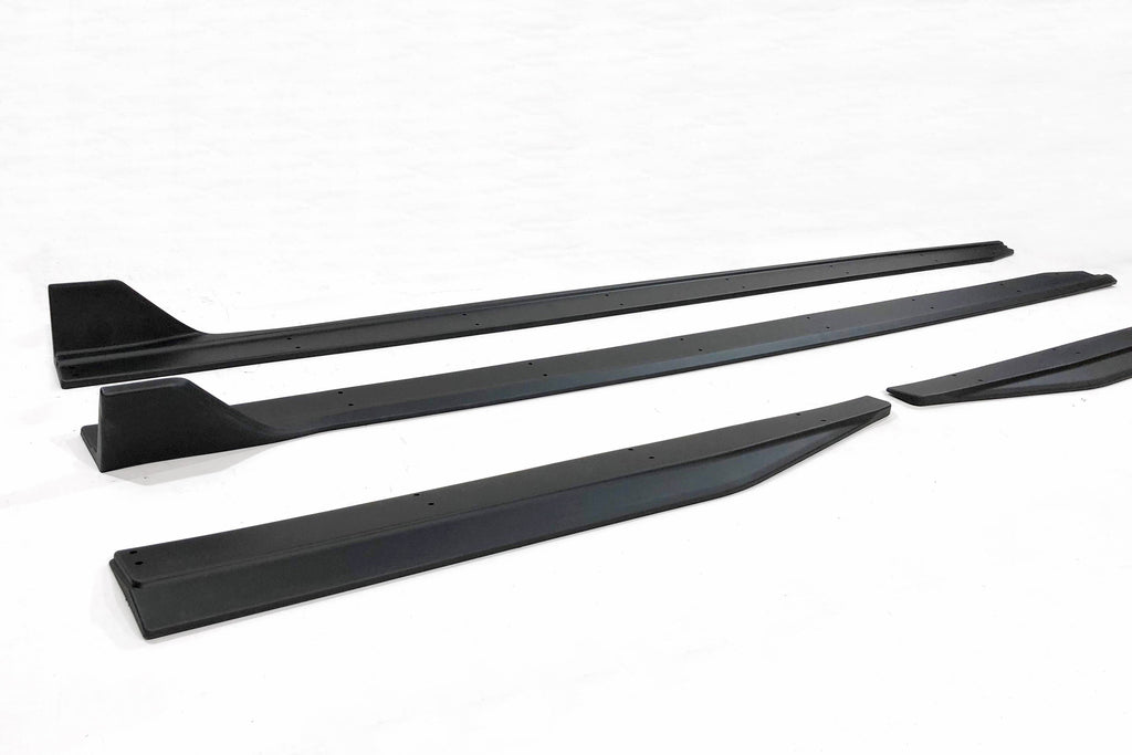 Minigonne Ford Mustang 2015-2020 Look GT500 Nero opaco Ford Mustang