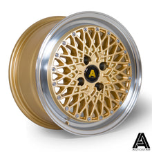 Cerchio in lega Autostar Minus 15x7.5 4x100 ET25 Gold Polished Lip