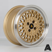 Cerchio in lega Autostar Minus 16x7.5 4x108 ET40 Gold Polished Lip