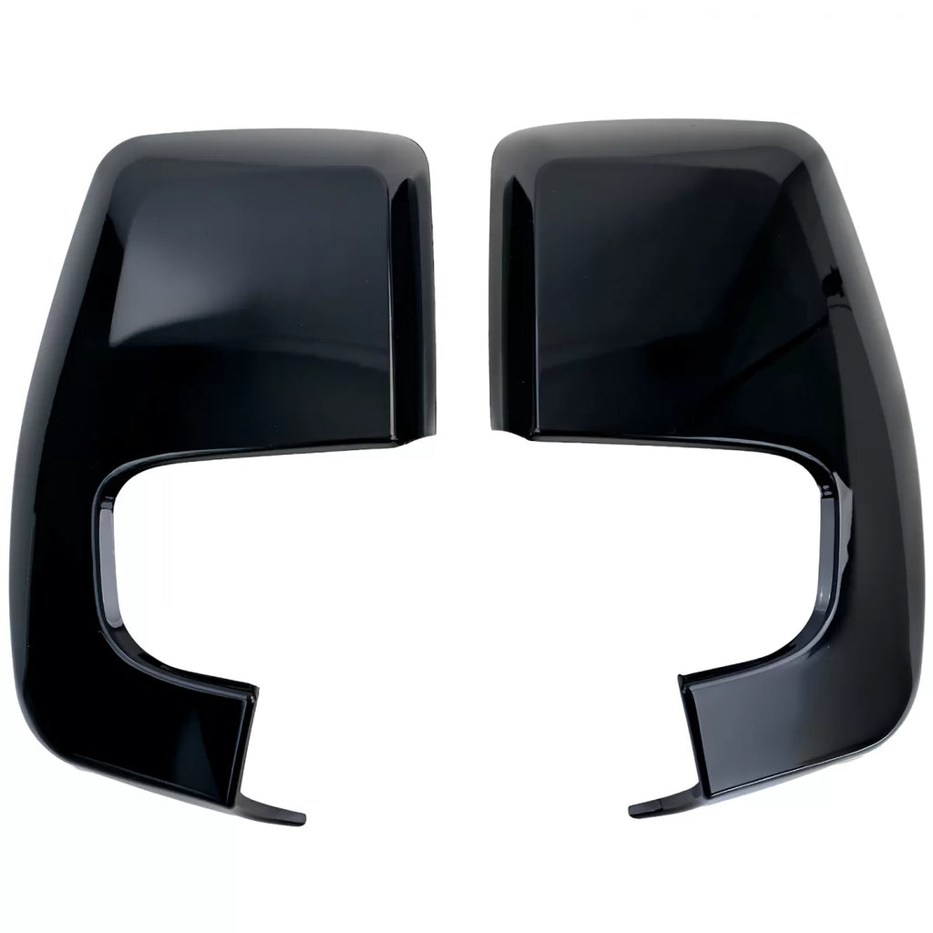 Calotte specchietti nero lucido per ricambio per Ford Transit Custom 12-23