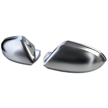 Calotte specchietti argento opaco per ricambio per Audi A6 4G 11-18 con lane assist