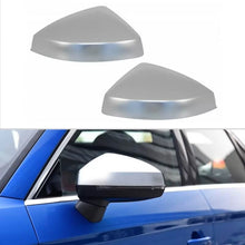 Carica l'immagine nel visualizzatore di Gallery, Calotte specchietti per Audi A3 8V 12-20 RS3 stile spazzolato alluminio 2 pezzi