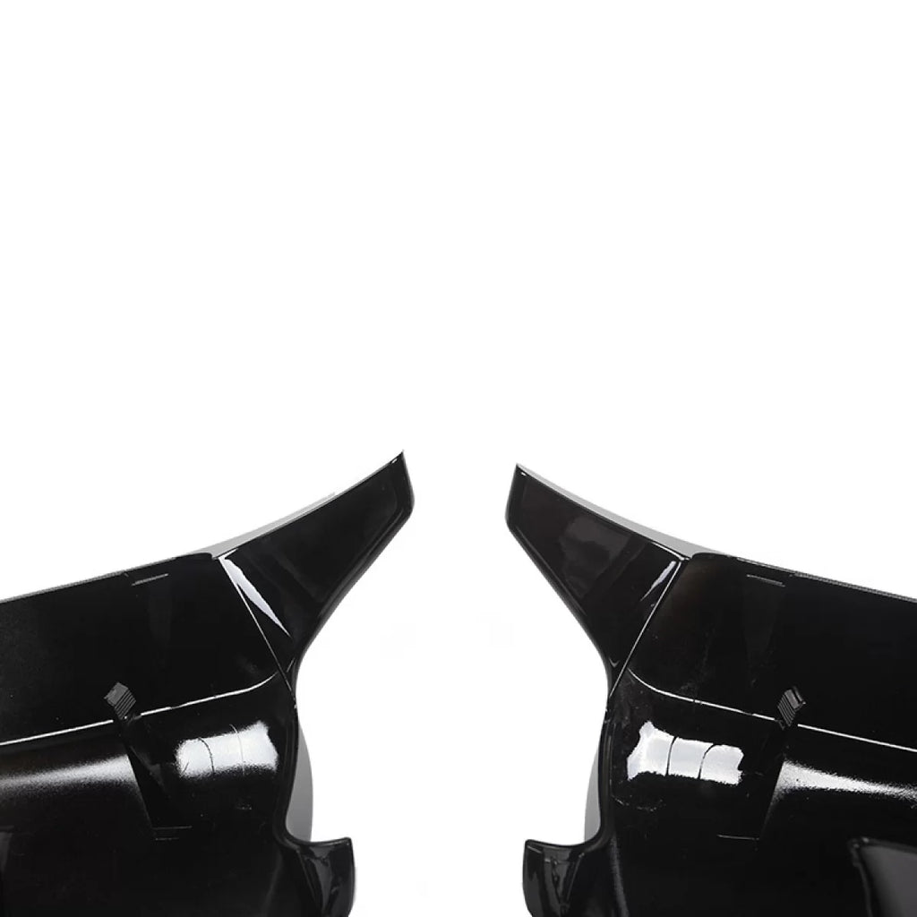 Calotte specchietti per BMW 5 F10 / F11 10-13 (pre-restyling) M4 stile Nero lucido 2 pezzi