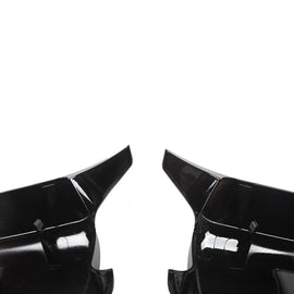 Calotte specchietti per BMW 5 F10 / F11 10-13 (pre-restyling) M4 stile Nero lucido 2 pezzi