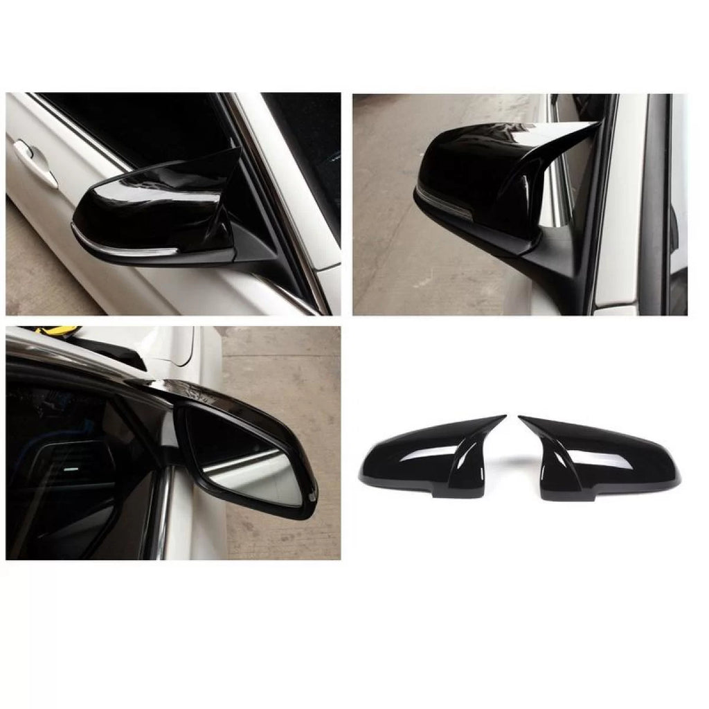Calotte specchi BMW F10 F11 LCI F06 F12 F13 F02 F03 F04 2014-2018 stile M4 nere