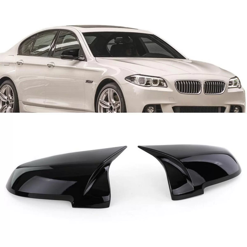 Calotte specchi BMW F10 F11 LCI F06 F12 F13 F02 F03 F04 2014-2018 stile M4 nere