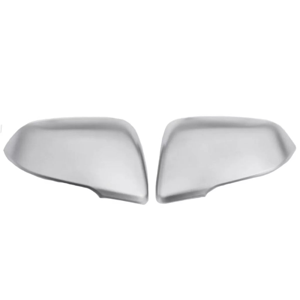 Calotte specchietti per BMW X1 F48 15+, 2 F45 / F46 14+ spazzolato alluminio 2 pezzi