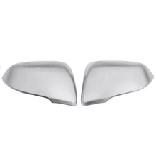 Carica l'immagine nel visualizzatore di Gallery, Calotte specchietti per BMW X1 F48 15+, 2 F45 / F46 14+ spazzolato alluminio 2 pezzi