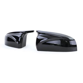 Calotte specchietti per BMW X5 E70 06-13 / X6 E71 08-13 M4 stile Nero lucido 2 pezzi