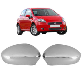 Calotte specchietti cromato per Fiat Grande Punto 2005-2012 2 pezzi