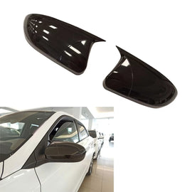 Calotte specchietti per Hyundai I20 2014-2020 senza frecce Nero lucido 2 pezzi