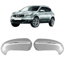 Carica l'immagine nel visualizzatore di Gallery, Calotte specchietti per Nissan Qashqai 2008-2013 cromato 2 pezzi