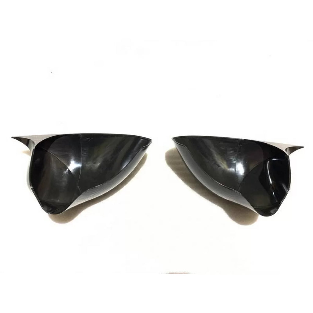 Calotte specchietti per Seat Leon 1P restyling 2009-2012 M4 stile Nero lucido 2 pezzi