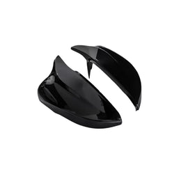 Calotte specchietti per VW Golf VI (6) 08-12, Touran 10-15 R stile Clip On Nero lucido 2 pezzi