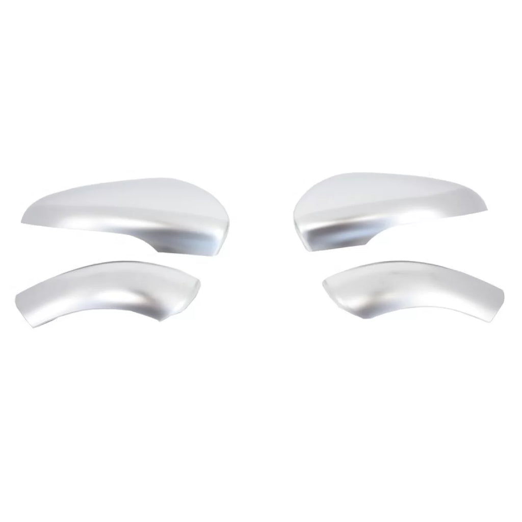 Calotte specchietti per VW Golf VI (6) 08-12, Touran 10-15 spazzolato alluminio Top-inferiore set 4 pezzi