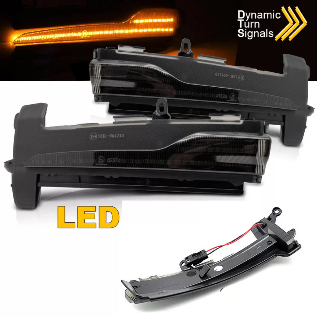Specchietto dinamico Led per Volvo XC60 14-17 restyling fumé 2 pezzi