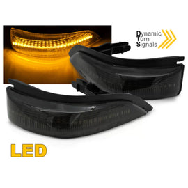 Frecce specchietti per Toyota Yaris 11-19 LED dinamico fumé 2Pc