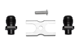 Dettaglio attacchi Dash 10 dell'adattatore radiatore olio per BMW