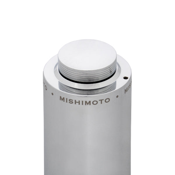 Vaschetta acqua radiatore universale Mishimoto argento - installata