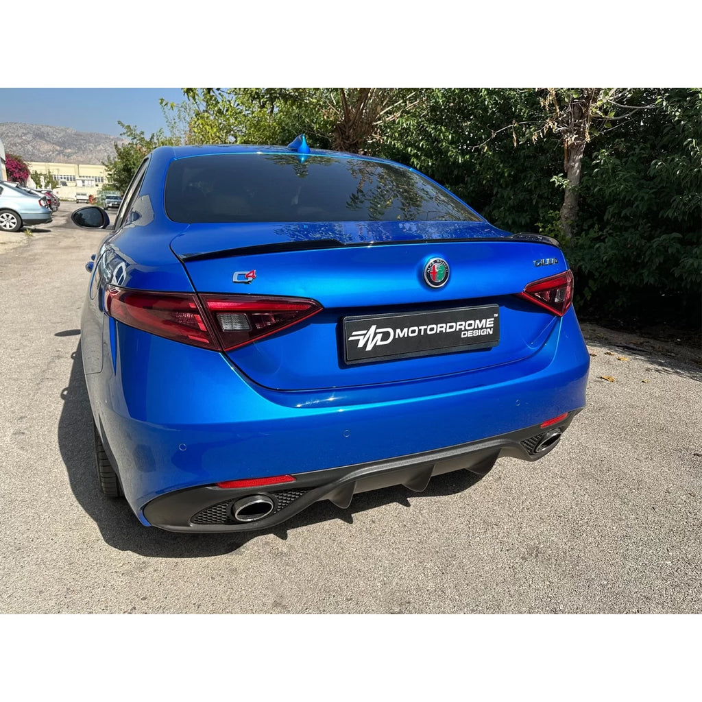 Motordrome design spoiler per il baule di Alfa Romeo Giulia dal 2016