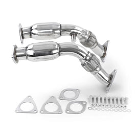 Motorsport inox acciaio downpipe ricambio tubo per Nissan 370Z 2009-2020