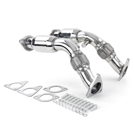 Motorsport inox acciaio downpipe ricambio tubo per Nissan 370Z 2009-2020