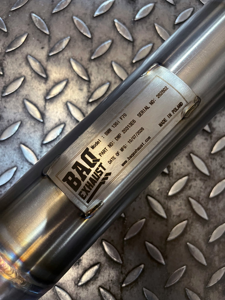 Downpipe BAQ Exhaust BMW Serie 1 F40 / F70, Serie 2 F44 / F74, X1 F48 / U11, X2 F39 / U10 2.0 B48 – foto 9
