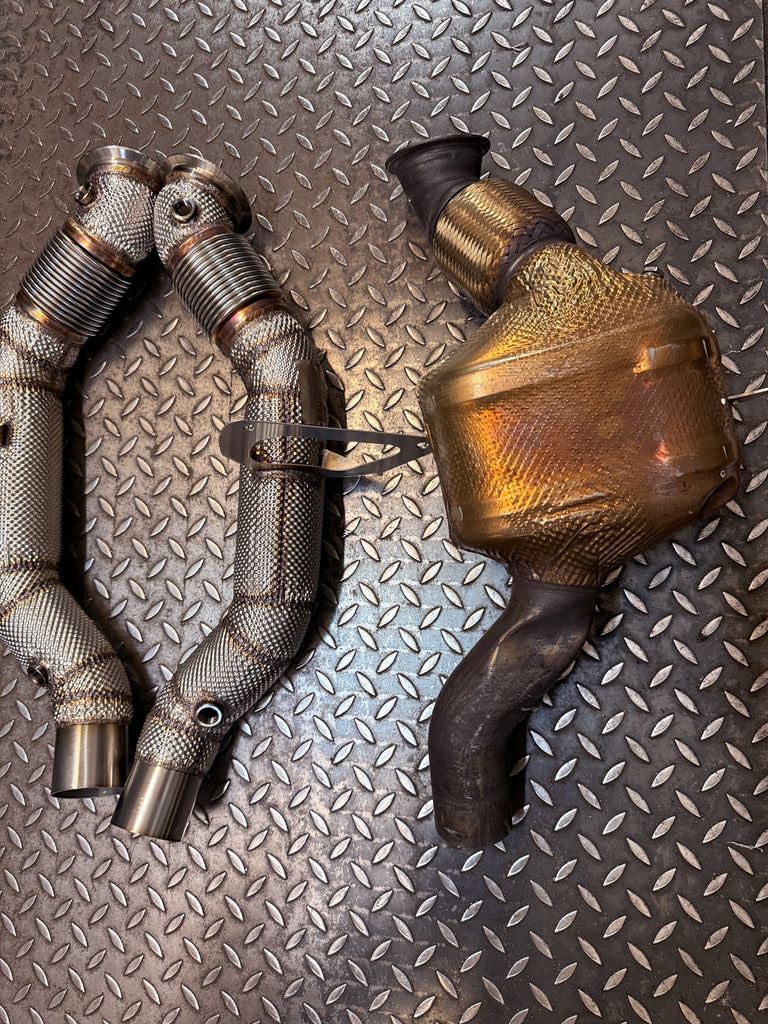 Downpipe BAQ Exhaust Ferrari 488 GTB / Spider / Pista / Pista Spider V8 3.9 (2015-2019) – foto 7