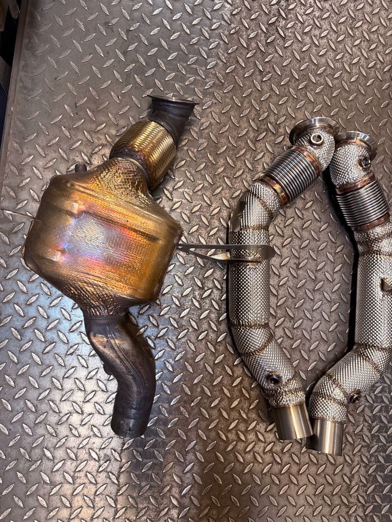Downpipe BAQ Exhaust Ferrari 488 GTB / Spider / Pista / Pista Spider V8 3.9 (2015-2019) – foto 8