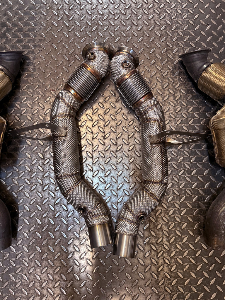 Downpipe BAQ Exhaust Ferrari 488 GTB / Spider / Pista / Pista Spider V8 3.9 (2015-2019) – foto 9