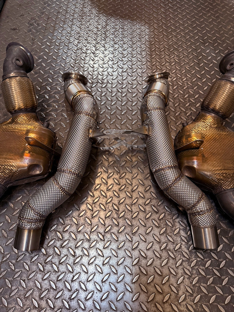 Downpipe BAQ Exhaust Ferrari 488 GTB / Spider / Pista / Pista Spider V8 3.9 (2015-2019) – foto 2