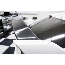 Carica l'immagine nel visualizzatore di Gallery, CarbonWorks Lama centrale sostitutiva spoiler OEM Style in carbonio per Honda Civic Type R FK8/FK7 2017-2023 - foto 2