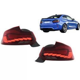 OLED fanali posteriori per BMW Serie 2 F22 F23 M2 F87 (2014-2020) dinamico Indicatori di direzione conversione a M4